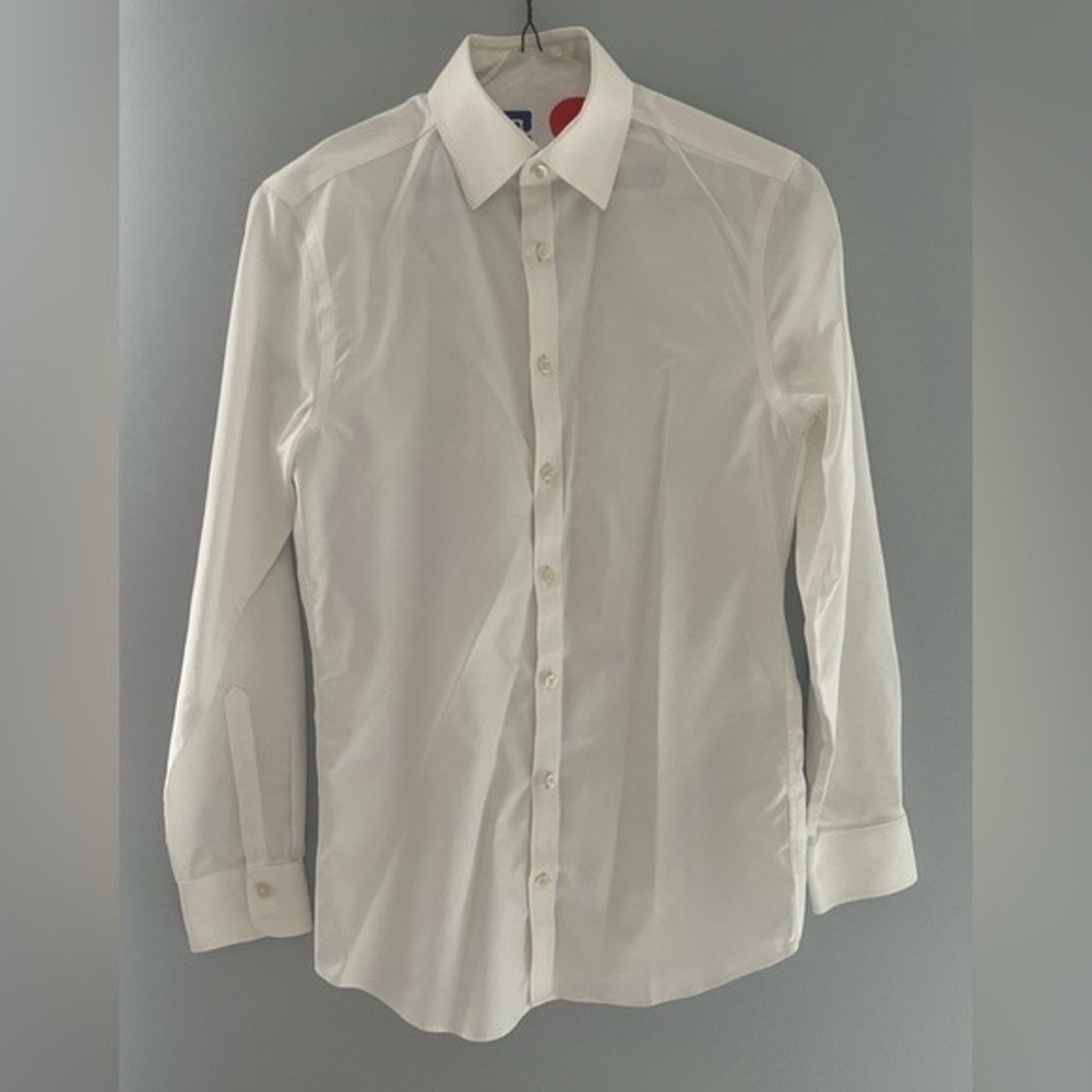 Charles Tyrwhitt Non-Iron Twill Shirt - White - Extra Slim 14.5/33 in